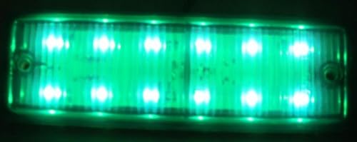 Feu de position latéral LED vert 24V pour sécuriser le gabarit des remorques - 2