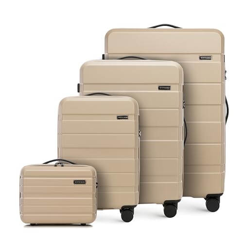 WITTCHENWITTCHEN Suitcase Set of 4, Beige, Koffer-Set 4tlg