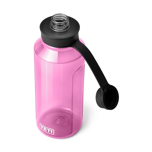 Image of YETI Yonder Water Bottle with Yonder Tether Cap, Lightweight, Leakproof and BPA-Free