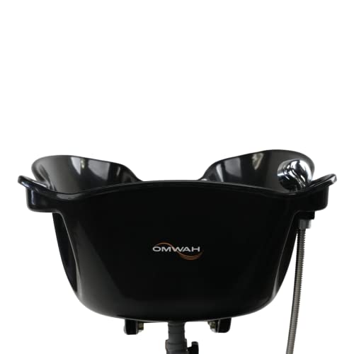 Omwah Portable Abs Shampoo Unit With Electric Pump With 2 Bucket And Drain Hoses Adjustable Height Barber And Salon Upc Certified #TOP6
