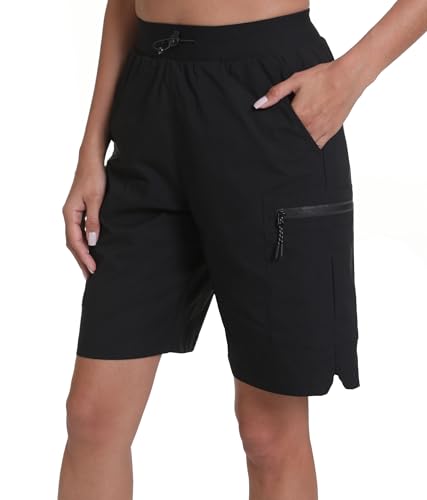 Rrosseyz Women's Hiking Cargo Shorts with Pockets Quick Dry Athletic Gym for Women Exercise Lounge2