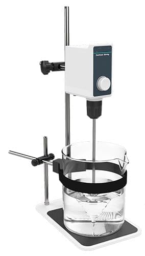 10L Overhead Stirrer Full Set Electric Lab Stirrer Max Smount of Stirring(H2O) 10L RPM 100-1000rpm Max Torque 20N.cm Max Viscosity 10000mPas Brush Motor