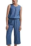  edc by ESPRIT Damen 051CC1L303 Overalls, 902/BLUE MEDIUM WASH, L