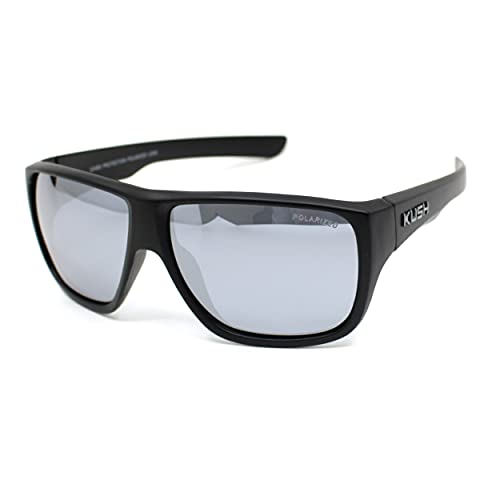 Image of SA106 Polarized Kush Mirror Lens Sport Warp Oversize Mens Sunglasses