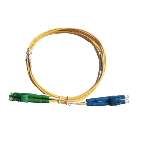 Câble fibre optique FTTH LC/APC vers LC/UPC monomode double cœur 2,0 mm pour box internet de 1.5m