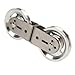 Cable Pulley Wheel, Stainless Steel Pulley Wheel,Pulley Traction Wheel, Pulley System Attachment for Exercise The Triceps,Back Muscles, Sturdy(Aluminum Double Pulley)