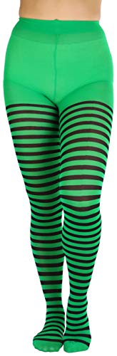 Image of ToBeInStyle Women's Nylon Horizontal Striped Tights