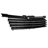 Matte Black Horizontal Front Hood Bumper Grill Grille ABS For 99-05 Volkswagen Jetta/Bora MK4