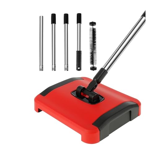 Barredora De Alfombras, Limpiadora De Piso, Escoba Automática De Empuje Manual For El Hogar, La Oficina, El Polvo De Alfombras, Los Restos De Pelo De Mascotas, La Limpieza De Papel Con Cabezal De Cepi