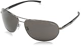 Police Herren S8182 Sonnenbrille, Grey (Shiny Gunmetal), One Size