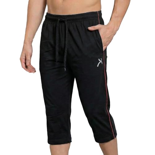 Image of Amul Comfy Men's Cotton Rich Solid Capri