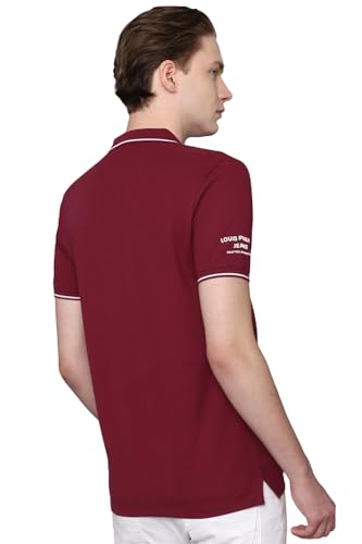 Image of Louis Philippe Men's Cotton Slim Fit T-Shirt