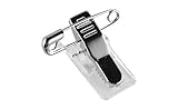 selbstklebend 25 Stück Nadel/Clip Kombination Kombiclip selbstklebend selbstklebende Clipse mit Nadel und Klemme, für Namensschilder, Visitenkarten, Ausweise...