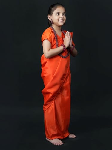 Image of BookMyCostume Vanwasi Sita Shabri Dussehra Fancy Dress Costume 7-8 years