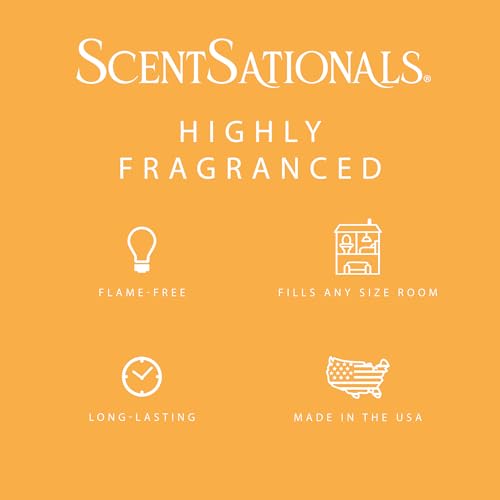 Scentsationals Wax Melts, Wax Cubes Strong Scent - Honeysuckle Nectar - Long Lasting Scented Melts for Warmer, 10oz (24-Cubes)
