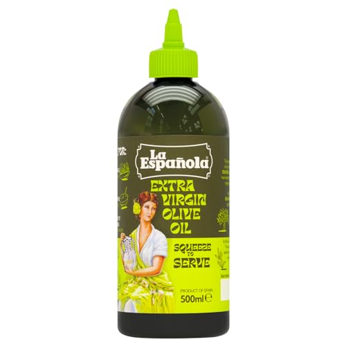 LA ESPAÑOLA Extra Virgin Olive Oil Squeezy Bottle 500ml. Squeeze to Serve!