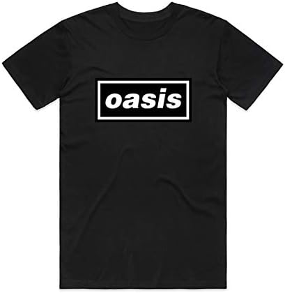 Oasis 'Classic Logo' (Black) T-Shirt (Large)
