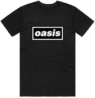 Oasis 'Classic Logo' (Black) T-Shirt (Large)