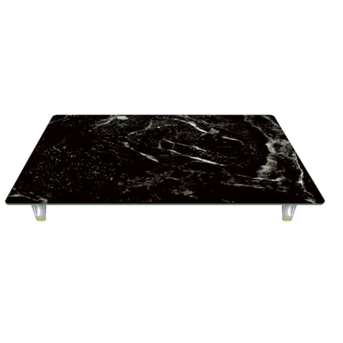 Tabla de Cortar Rectangular de Vidrio Templado 5 mm Counterart Negro 20.5" x 11.75" x 1.75" miniatura 1