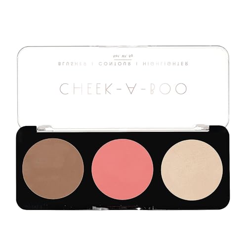 Image of CHEEK-A-BOO Blusher & Highlighter Palette For Face Makeup | Shade-02,