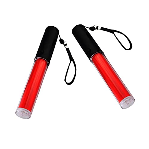 Folpus 2x 10 \"Polizei Ampel Stab LED Taschenlampe Sicherheitskontrolle Folpus 2x 10 \"Polizei Ampel Stab LED Taschenlampe Sicherheitskontrolle