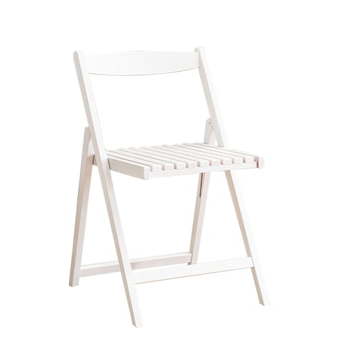 Sillas plegables de madera maciza negra, capacidad de 440 libras para bodas, fiestas, cenas, picnics y uso en la oficina, solución portátil y resistente para asientos de comedor y eventos