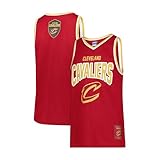 Ultra Game Boys NBA Official Tank Top Mesh Sleeveless Muscle T-Shirt, Cleveland Cavaliers, Team Color, 10-12