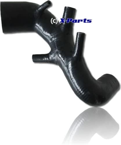 X-Parts Tubo di pressione di carico per S3 TT Leon 1.8T 20V tubo in tessuto rinforzato (nero) 1010511