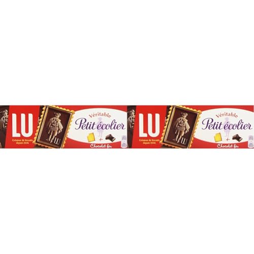 Lu Petit Écolier, Chocolat Fin, 150g (Lot de 2)