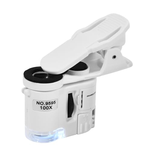 Microscopio palmare con zoom 80X 100X per banconote francobolli ispezione identificazione microscopio