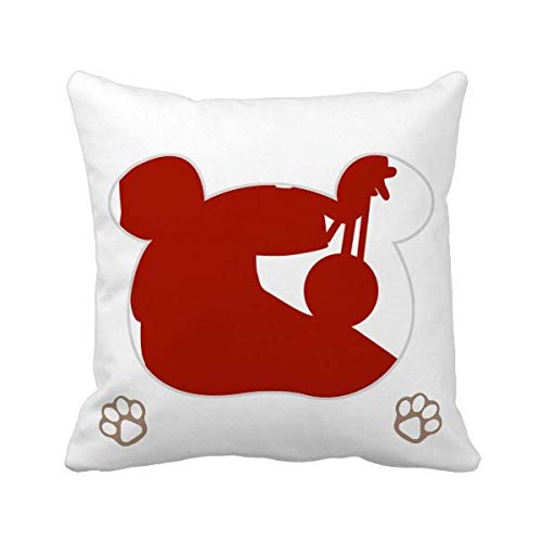 Housse de coussin Erhu chinois design carré pour décoration salon - 2