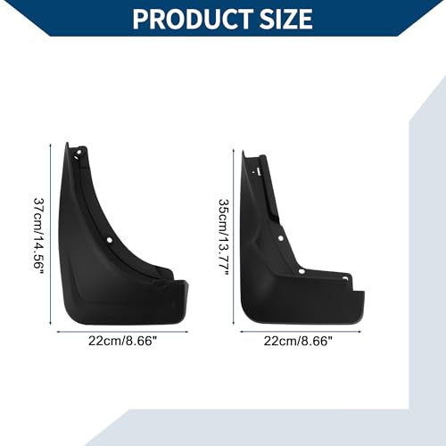 Image of Mud Flaps Splash Guards W /Mount Accessories for Mercedes-Benz GLS without Pedal 2019-2020 Front and Rear Mud Guards 1 Set