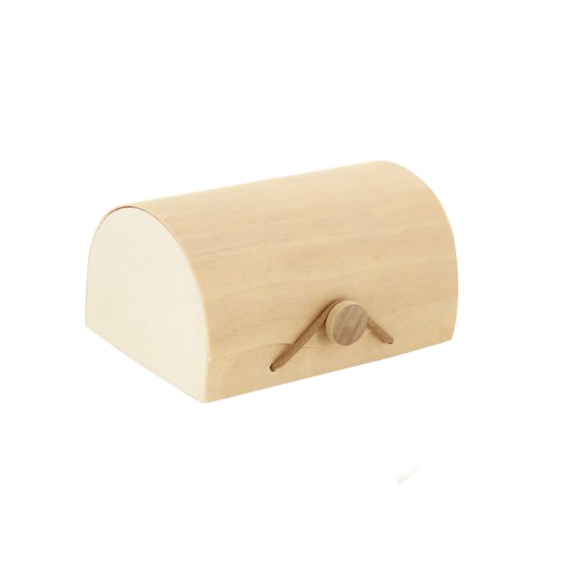 PacknWood - 100 Mini caja Rectangular Madera | 11,0x8,0 cm | Hostelería Catering, Desechable, Ecológico, Delivery Take Away