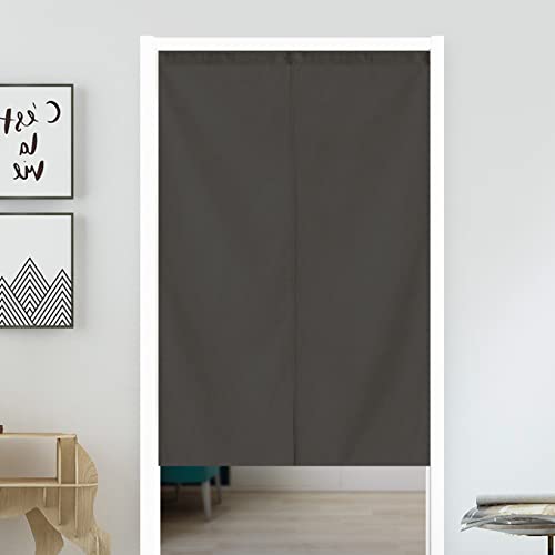 のれん 麻 ナチュラル シンプル 和風 無地 間仕切り カーテン 幅85×丈150cm ナチュラルリネン(ベージュ)ライトグレー 冷気遮断カーテン 見えにくい おもしろい 和風暖簾 玄関のれん 80*150 インテリア雑貨 引っ越し シンプル 玄関のれん