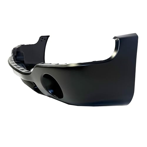 Image of Compatible with GMC Sierra 2003-2007 Front Lower Bumper Cover | Primed, With Fog Light Holes, Ready to Paint, OEM 12335963, GM1000684
