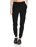 Champion Women's Jersey Pocket Pant, Black, X-Large