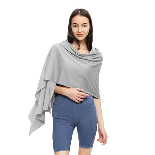 OHRAIN Sun Shawl UV Sun Protection UPF 50+ Beach Travel Scarf Wrap Summer Swimsuit Cover Up Cooling Blanket
