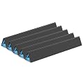 SHINESTAR Porcelain Enameled Flavorizer Bars for Weber Genesis 300 Series Grills,Replacement for Weber Genesis Grill Parts Genesis E-310 E/S-320 E/S-330 EP-310/320/330,Set of 5,17.5 Inch