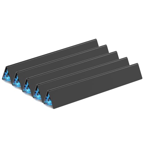 SHINESTAR Porcelain Enameled Flavorizer Bars for Weber Genesis 300 Series Grills Replacement for Weber Genesis Grill Parts Genesis E-310 E/S-320 E/S-330 EP-310/320/330 Set of 5 17.5 Inch