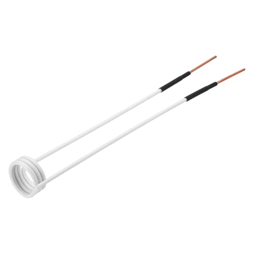 MECCANIXITY Induction Heater Coil,1000W 110V Magnetic Induction Heater Tools 25mm ID x 25.5mm Length Magnetic Coils for Rusty Bolts Nuts Screws Removal, White