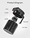 EVIL ENERGY Oil Catch Can, Universal Baffled Catch Can Kit with NBR Fuel Hose, 300ml Aluminum Air Oil Separator Tank for PCV System