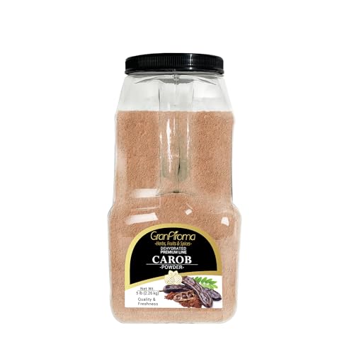 Image of GranAroma Carob Powder, Baked Goods, Shakes & Smoothies (5 Pound)