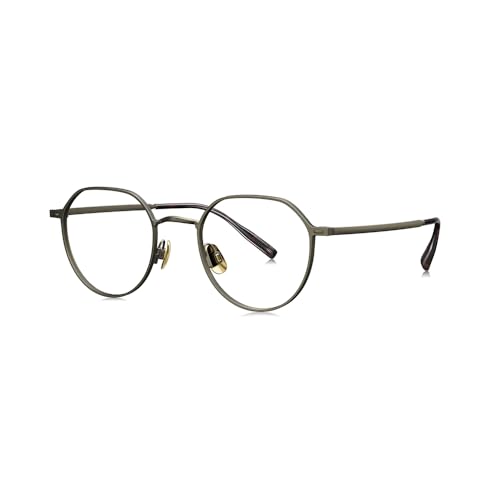 Image of BOLON Lightweight Full Titanium Round Eyeglass Frames BT1559 Meridian 48mm | Exclusive Eyewear Brand of EssilorLuxottica