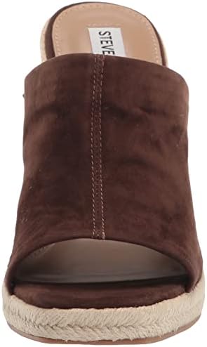 Steve Madden womens Urge Wedge Sandal, Brown Suede, 9.5 US | Image 1