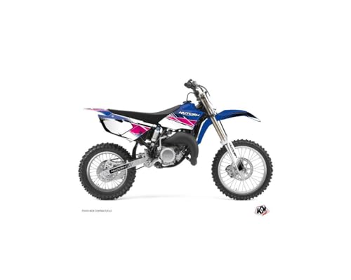 Kit déco Stripe rose pour Yamaha 85 YZ au design graphique moderne