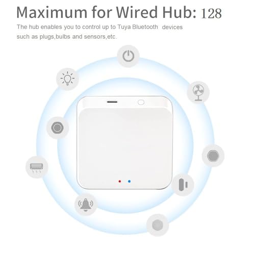 UanTii Smart Fingerbot Tuya Bluetooth Switch Button Pusher Bluetooth Smart Switch Works with Tuya Smart Life App (Tuya Bluetooth Hub)