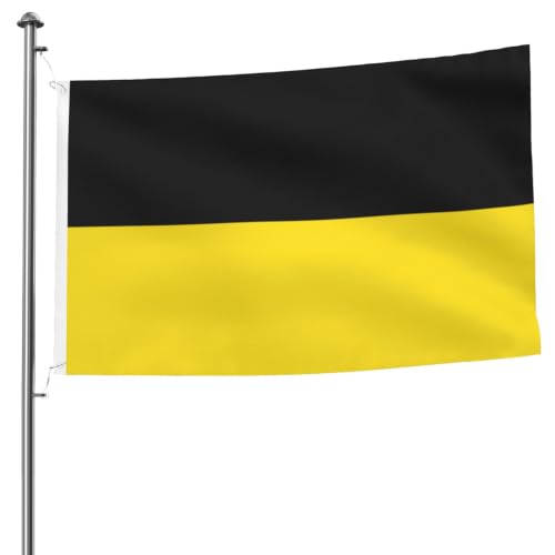 Drapeau du Bade-Wurtemberg en polyester résistant avec œillets métalliques
