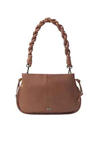Sac à bandoulière en cuir femme TYLIN le compagnon camel clair de vos journées