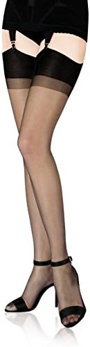 Cervin Women's Capri 7 non-stretch RHT stockings small (4'10"-5'1", 147-155 cm) black