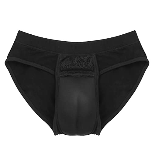 TTAO Mens Crossdressing Transgender Hiding Gaff Panty Shaping Briefs Shaping Shorts Pouch Panties